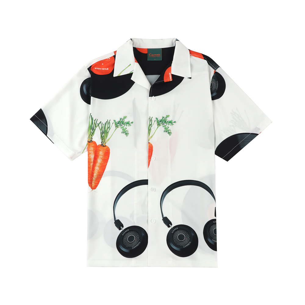 스테레오 바이널즈 - [SS20 SV X Carrots] Carrots Pattern Shirts(White)